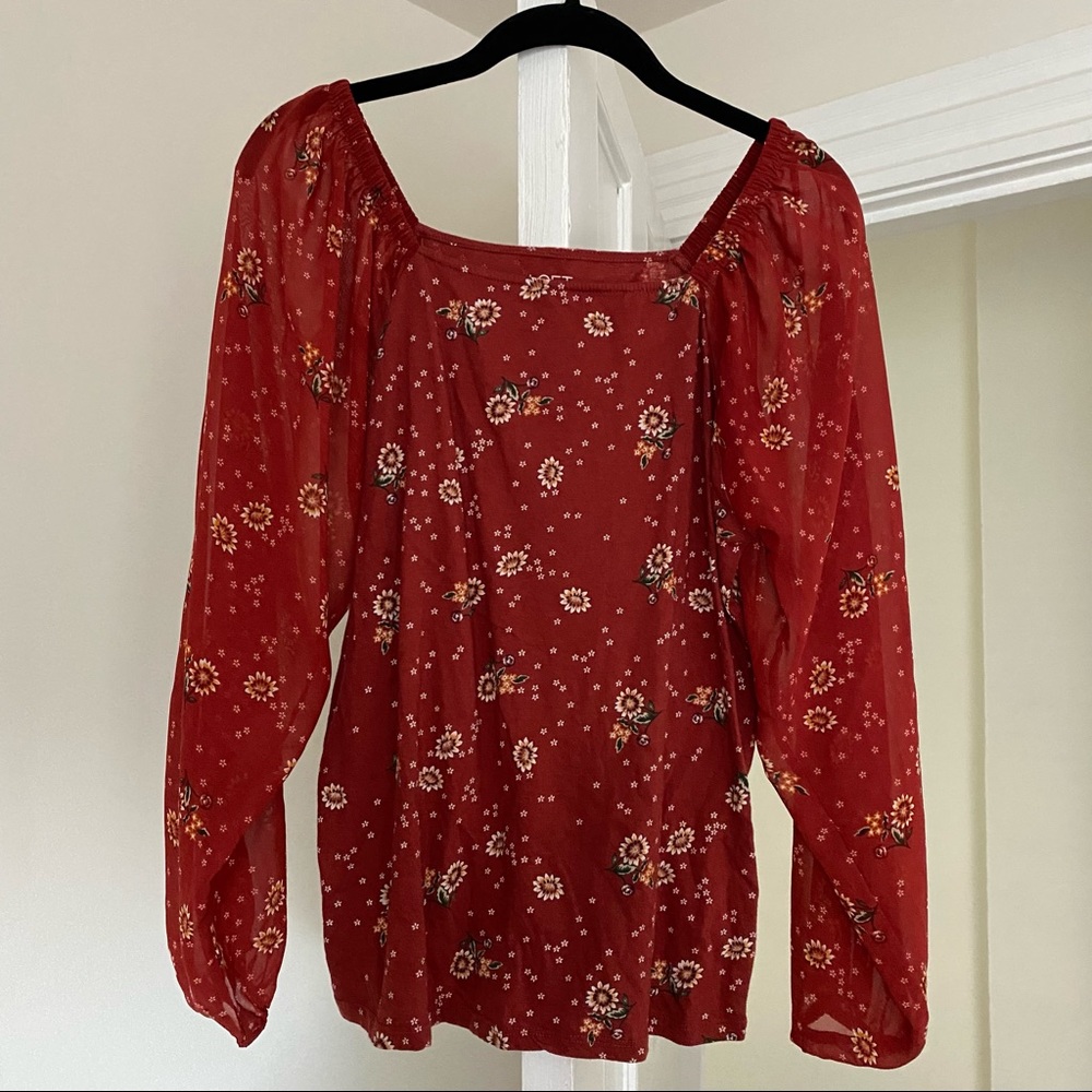 Loft Outlet M flowy shirt
